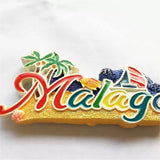 Malaga Spain Fridge Magnet 3D Resin