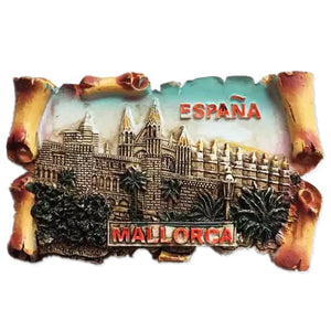 Mallorca Spain Fridge Magnet 3D Resin