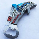 Old Town Benidorm Spain Fridge Magnet Bottle Opener 3D Resin