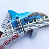 Old Town Benidorm Spain Fridge Magnet Bottle Opener 3D Resin