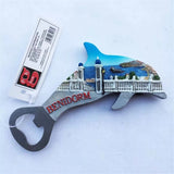 Old Town Benidorm Spain Fridge Magnet Bottle Opener 3D Resin