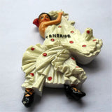 Tenerife Flamenco Dancer Spain Fridge Magnet 3D Resin