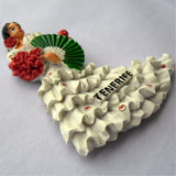 Tenerife Flamenco Dancer Spain Fridge Magnet 3D Resin