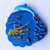 Cyprus Fridge Magnet 3D Resin