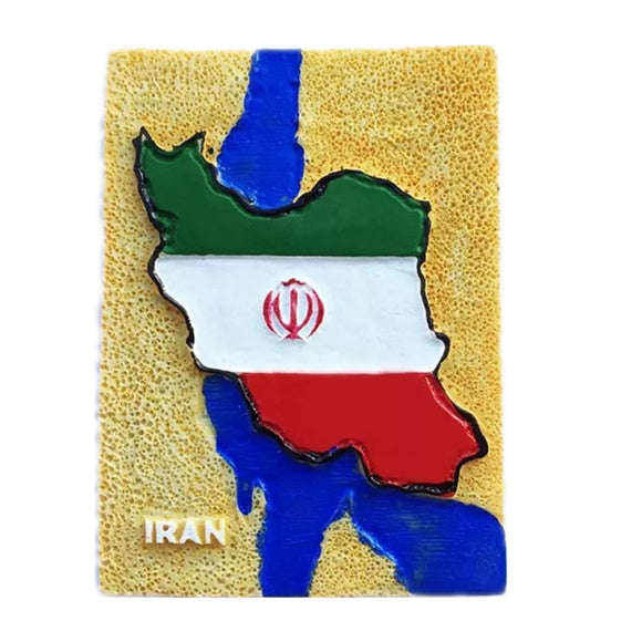 Map Iran Fridge Magnet 3D Resin