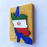 Map Iran Fridge Magnet 3D Resin