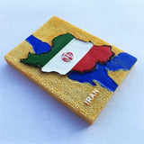 Map Iran Fridge Magnet 3D Resin