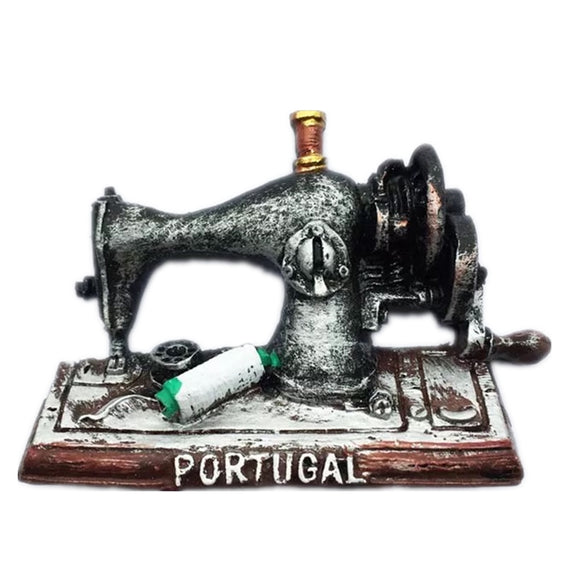 Sewing Machine Portugal Fridge Magnet 3D Resin