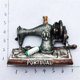 Sewing Machine Portugal Fridge Magnet 3D Resin