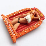 Amsterdam Red Light District Holland Netherlands Fridge Magnet 3D Resin