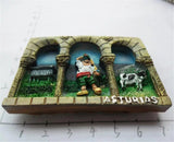 Asturias Spain Fridge Magnet 3D Resin