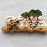 Cyprus Croatia Fridge Magnet 3D Resin