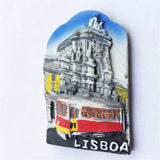 Lisbon Portugal Fridge Magnet 3D Resin