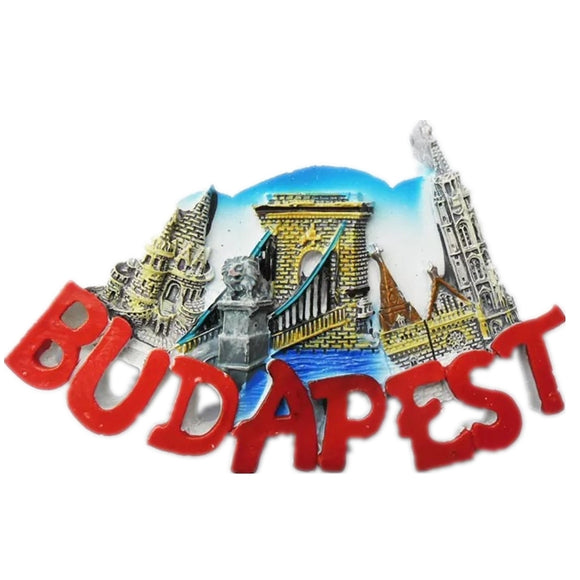 Budapest Hungary Fridge Magnet 3D Resin