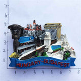 Budapest Hungary Fridge Magnet 3D Resin