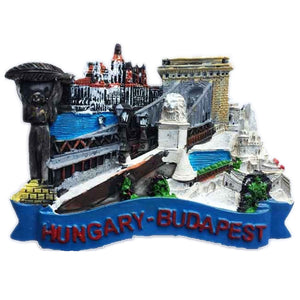 Budapest Hungary Fridge Magnet 3D Resin