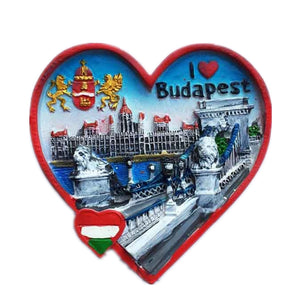 Budapest Hungary Fridge Magnet 3D Resin