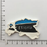 Estonia Fridge Magnet 3D Resin