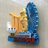 Singapore Fridge Magnet 3D Resin