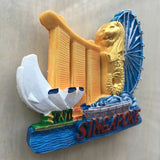 Singapore Fridge Magnet 3D Resin