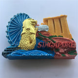 Singapore Fridge Magnet 3D Resin