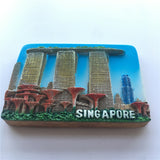 Singapore Fridge Magnet 3D Resin