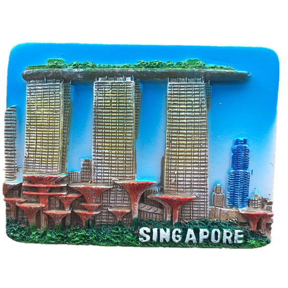 Singapore Fridge Magnet 3D Resin