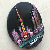 Shanghai China Fridge Magnet 3D Resin