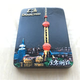 Shanghai China Fridge Magnet 3D Resin