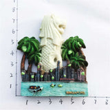 Singapore Fridge Magnet 3D Resin