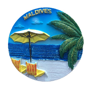 Maldives Fridge Magnet 3D Resin