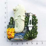 Singapore Fridge Magnet 3D Resin