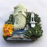 Singapore Fridge Magnet 3D Resin