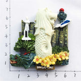 Singapore Fridge Magnet 3D Resin