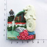 Singapore Fridge Magnet 3D Resin