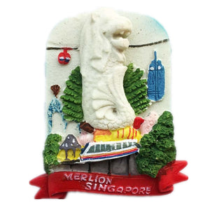 Singapore Fridge Magnet 3D Resin