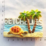 Seychelles Fridge Magnet 3D Resin