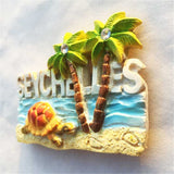 Seychelles Fridge Magnet 3D Resin