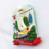 Singapore Fridge Magnet 3D Resin