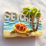 Seychelles Fridge Magnet 3D Resin