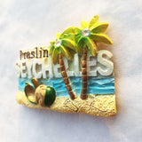 Praslin Seychelles Fridge Magnet 3D Resin