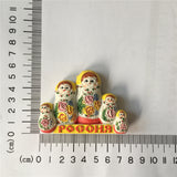 Matryoshka Doll Russia Fridge Magnet 3D Resin