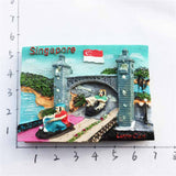 Singapore Fridge Magnet 3D Resin