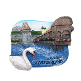 Luzern Switzerland Fridge Magnet 3D Resin