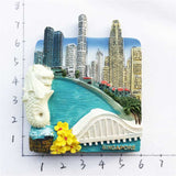 Singapore Fridge Magnet 3D Resin