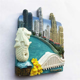 Singapore Fridge Magnet 3D Resin