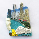 Singapore Fridge Magnet 3D Resin