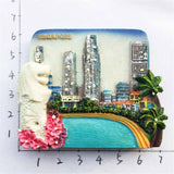 Singapore Fridge Magnet 3D Resin