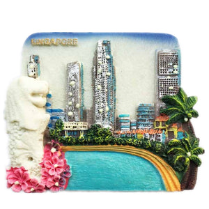 Singapore Fridge Magnet 3D Resin