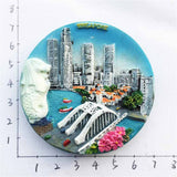 Singapore Fridge Magnet 3D Resin